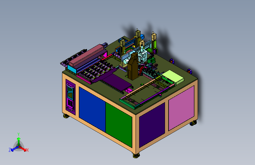 保护插头的PCB板自动化装配机