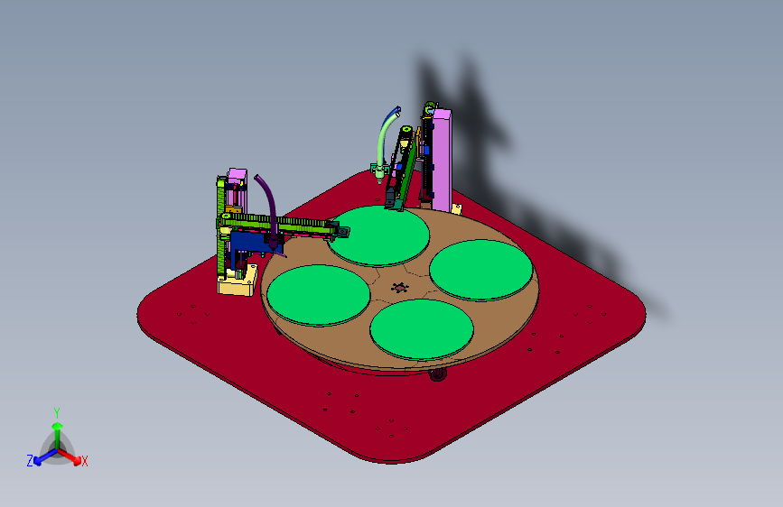 蛋糕彩色膏状辅料自动挤绘裱花机