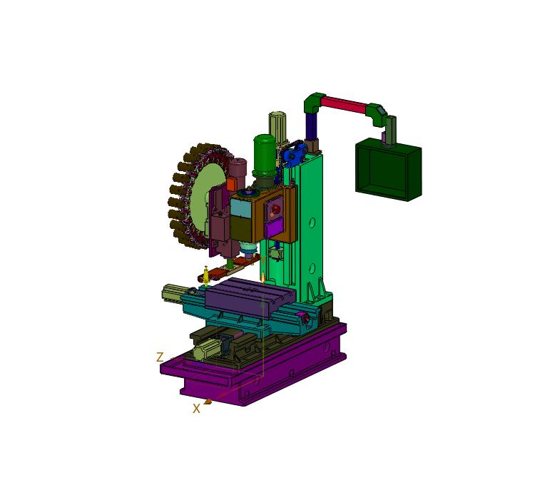 刀库式换刀开料加工中心