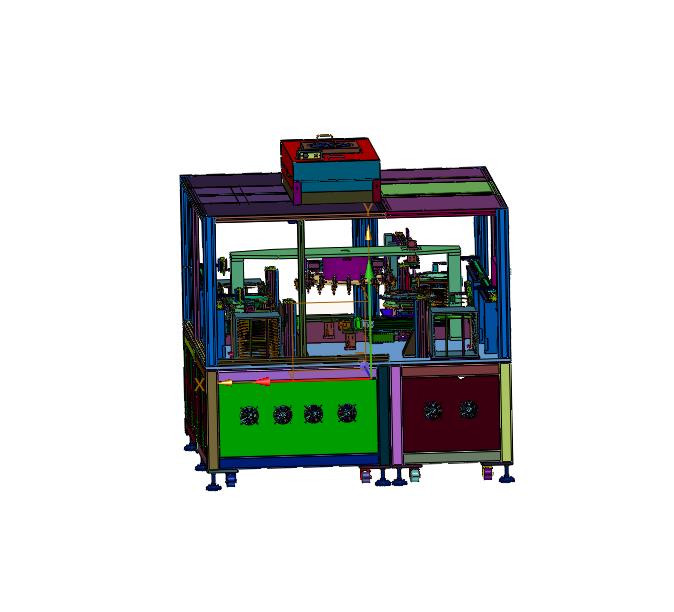 AOI自动剥离摆盘视觉分检设备