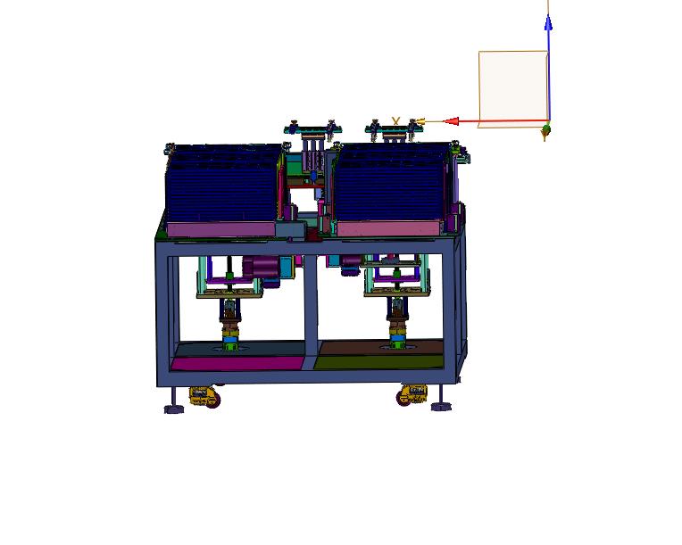 电子元器件料盘收堆装置