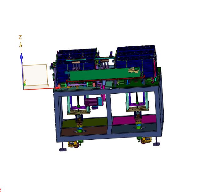 电子元器件料盘收堆装置