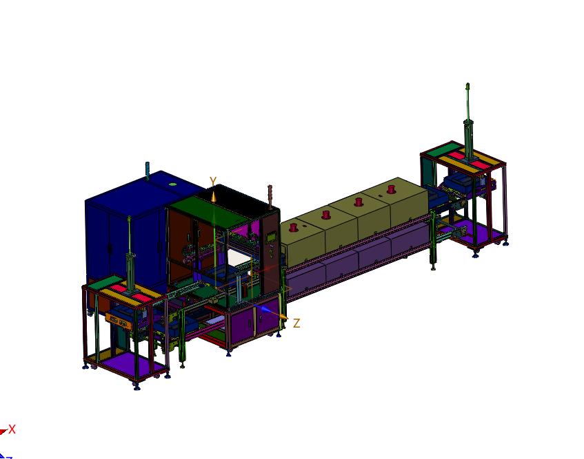 电源模块自动灌胶生产流水线