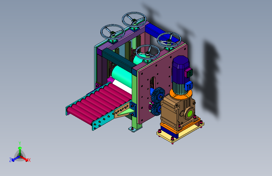 多铜带压延成形机
