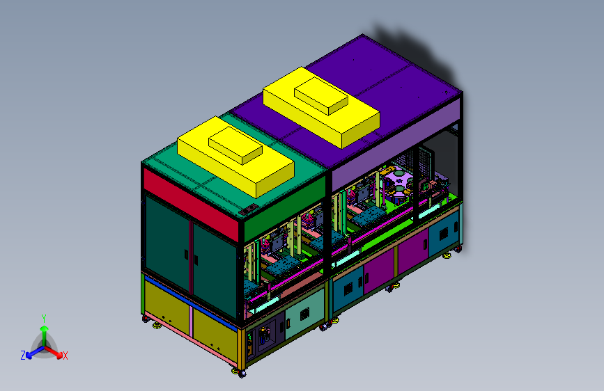 环型循环注塑制备生产线