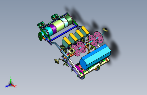 多行行距蔬菜株种植机