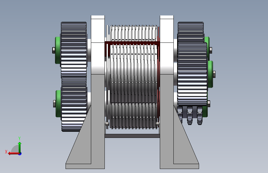 玉米秸秆保留型收割榨汁机的榨汁系统设计说明书及全套图纸