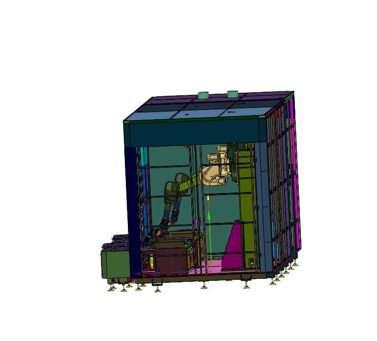 柔性金属板材智能机器人切割工作站