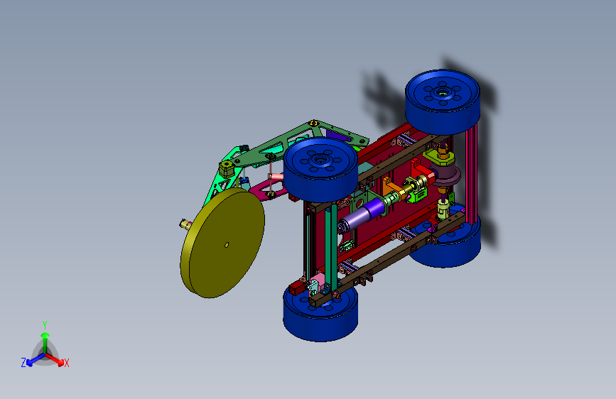 钢轨智能打磨小车