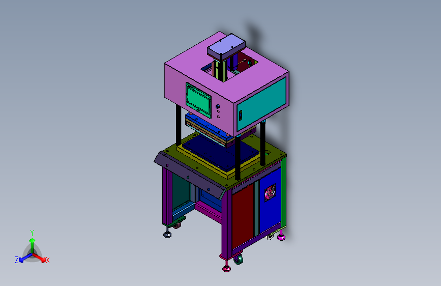 高精密单工位电缸压力加工机