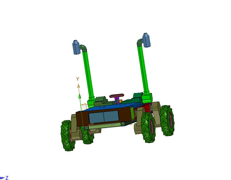 果园无人植保车喷雾装置