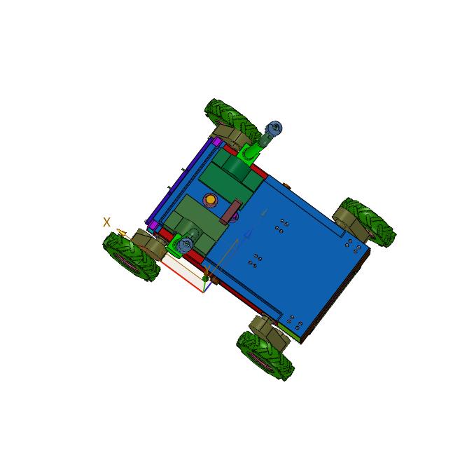 果园无人植保车喷雾装置