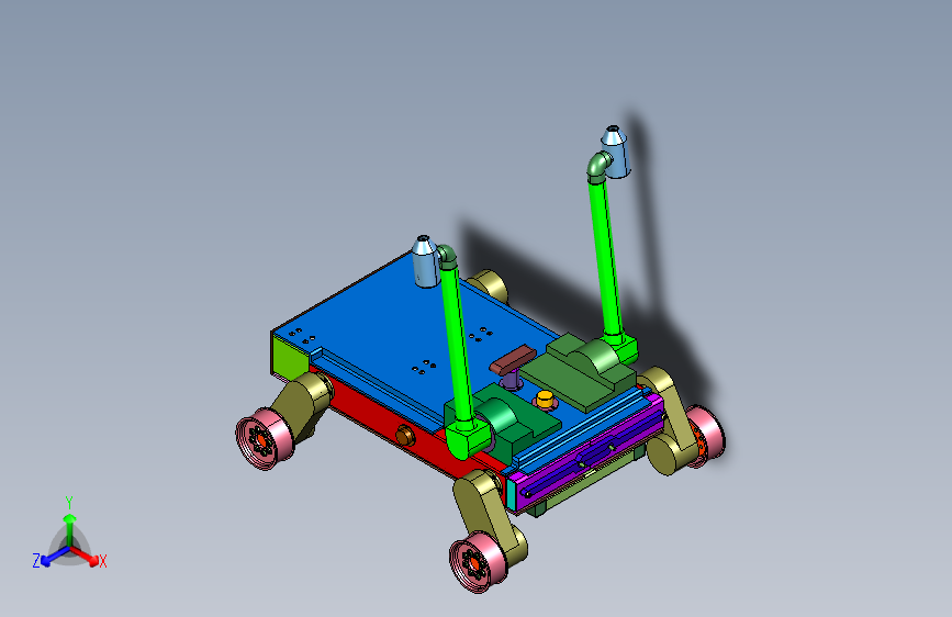 果园无人植保车喷雾装置