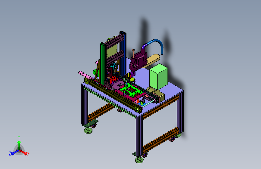 焊锡冶具的多功能翻转平台