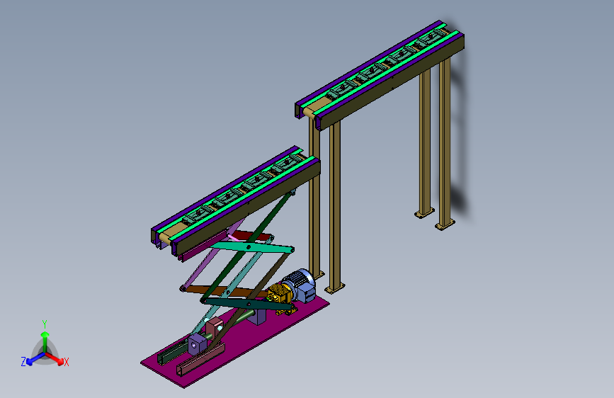 货物可提升式传送带