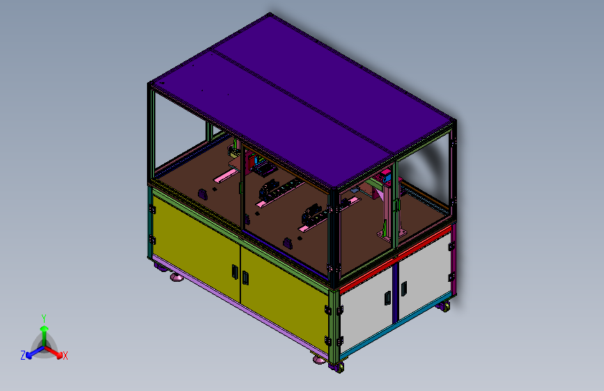 滑台柜式点胶机