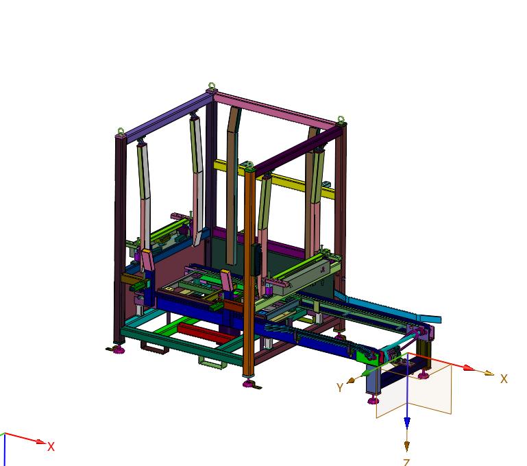 机器人码垛系统自动托盘库