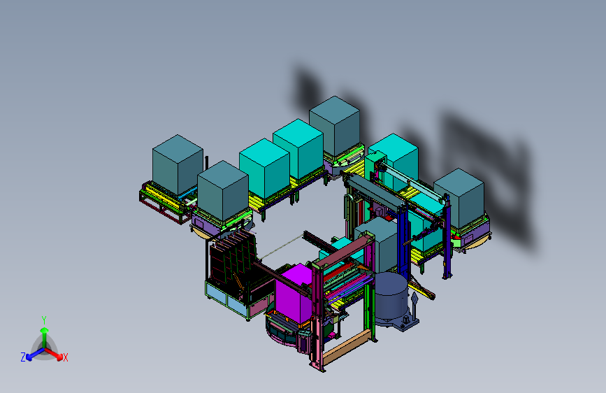 组合式捆扎缠绕包装一体机