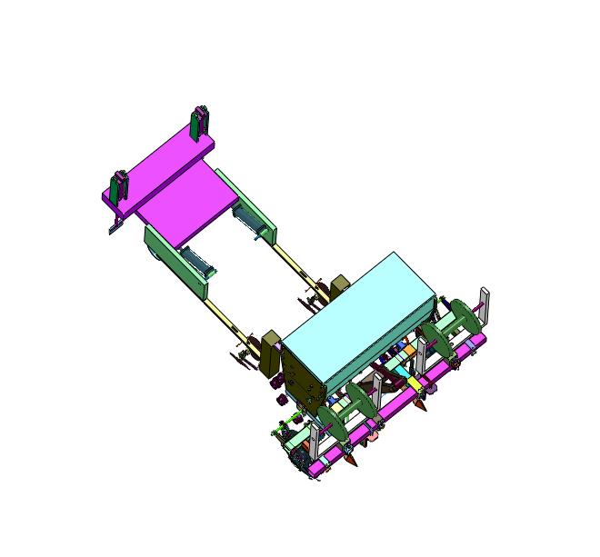 能够进行分苗的农业用播种车
