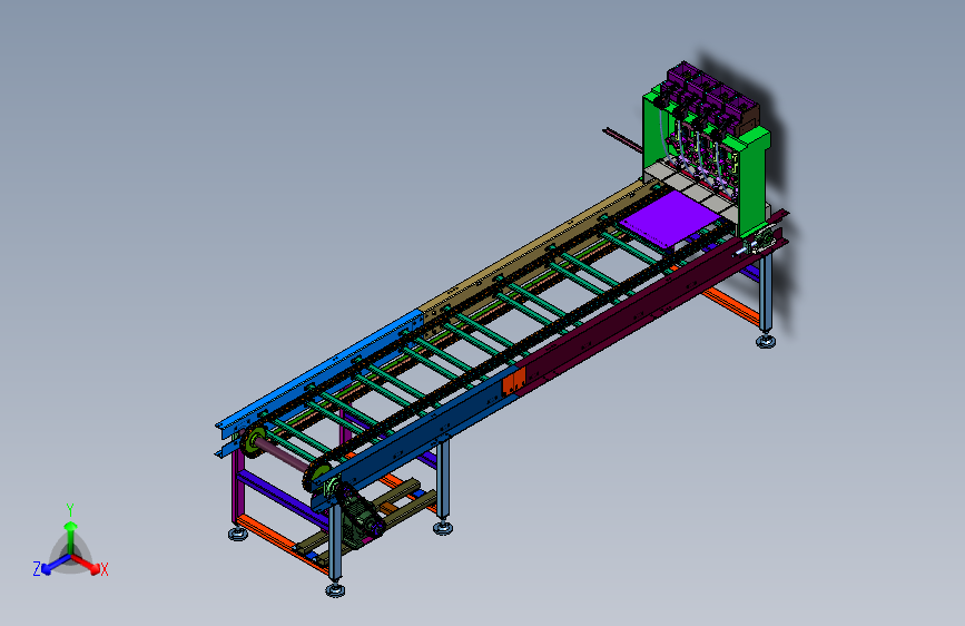 墙上挂衣架组装打螺栓产线