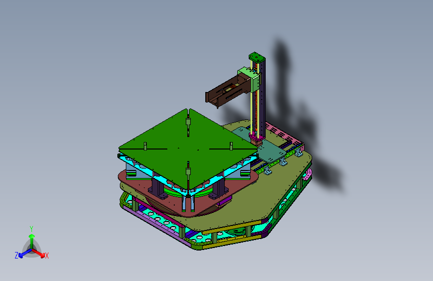 无人机起飞提供助力的停机装置
