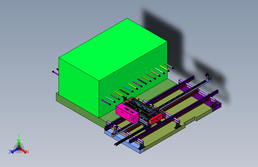 卧式转炉用的全自动捅风眼机