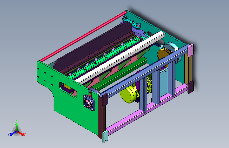 小型电动裁板机