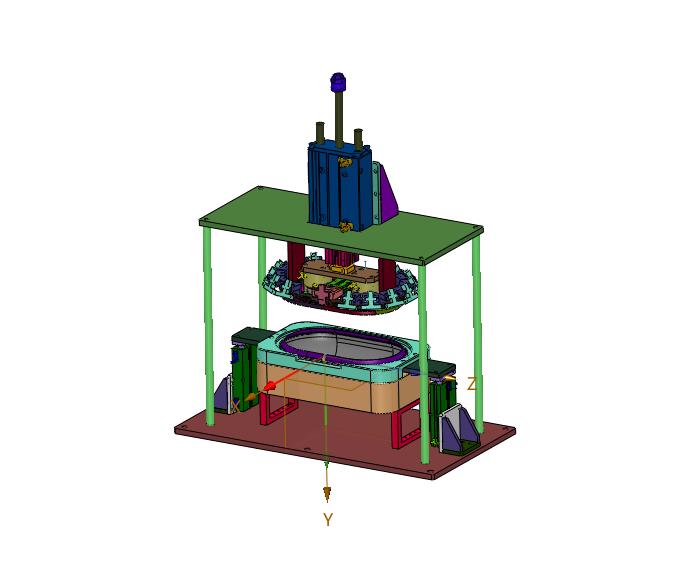 眼镜盒安装拉链设备