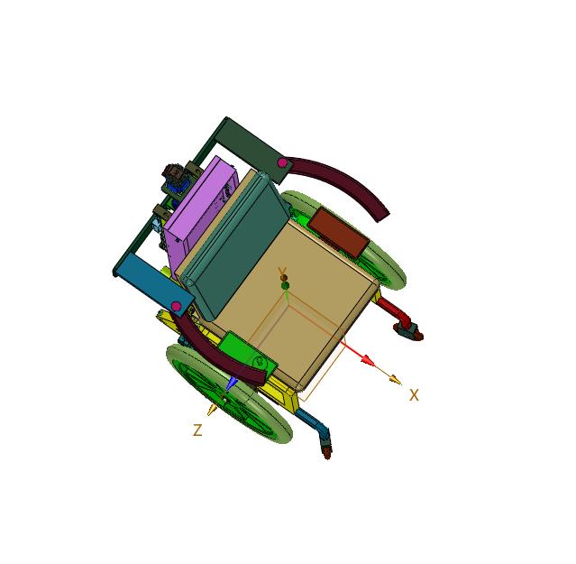 智能全自动四轮代步轮椅