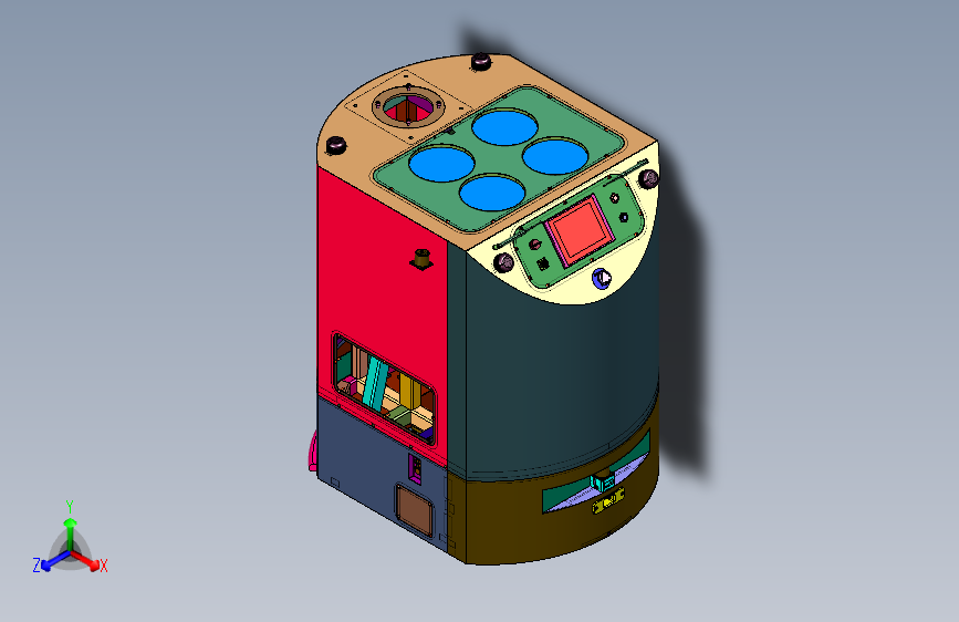 智能制造车间的无人运输车