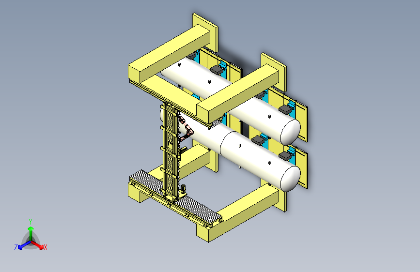 大型水箱的门架式机械手焊接