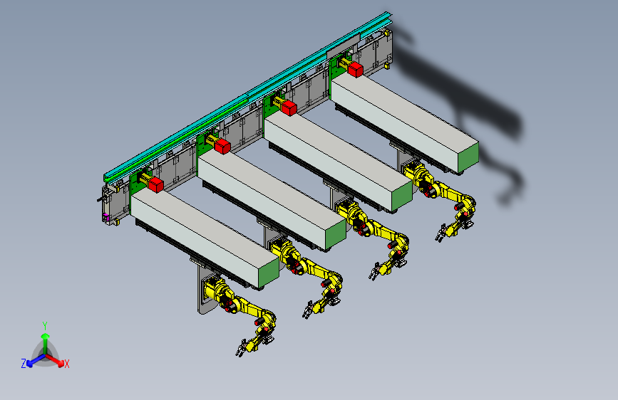 带有平移与升降底座的抓取机械手