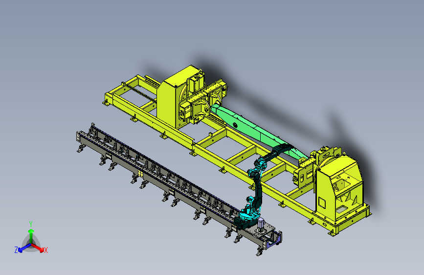 动臂的焊接变位机机构