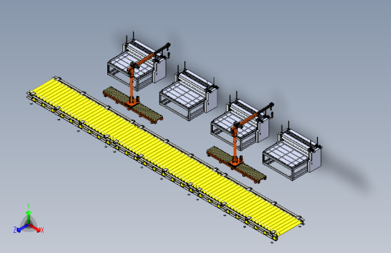 加工设备的助力式搬运机械手模型