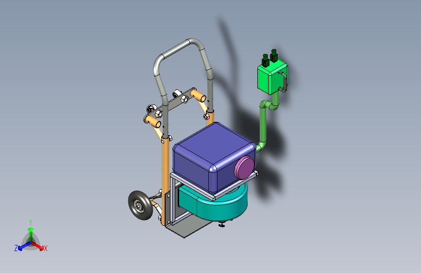 金银花采摘机3D模型