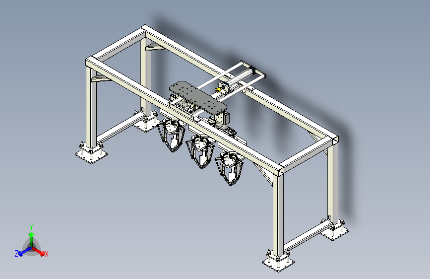 龙门桁架式物料搬运机构