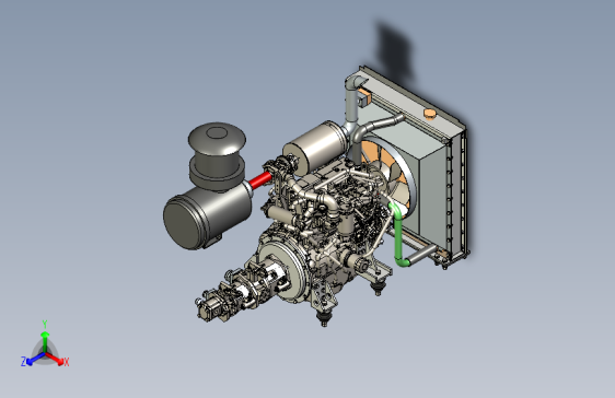 洋马发动机安装实例
