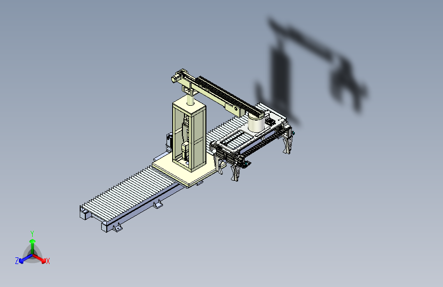移动式码垛搬运机械人机构