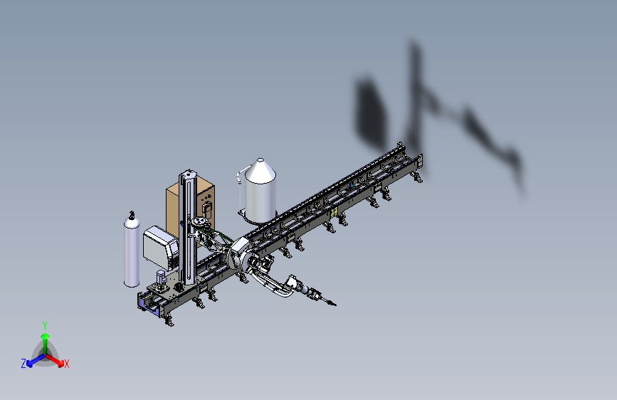 移动式升降焊接机器人模型
