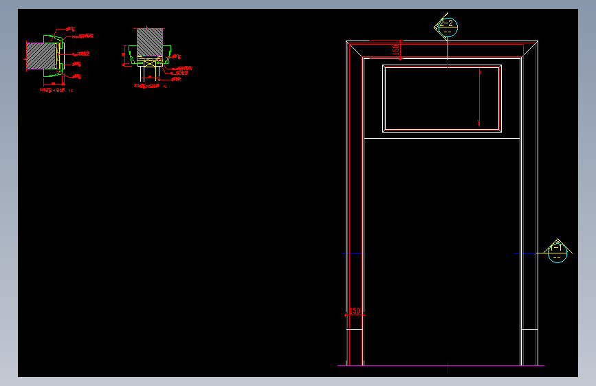木饰面门套-深化详图
