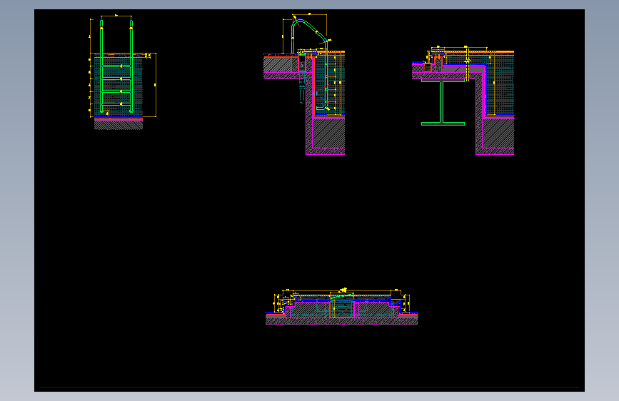 石材饰面与不锈钢节点