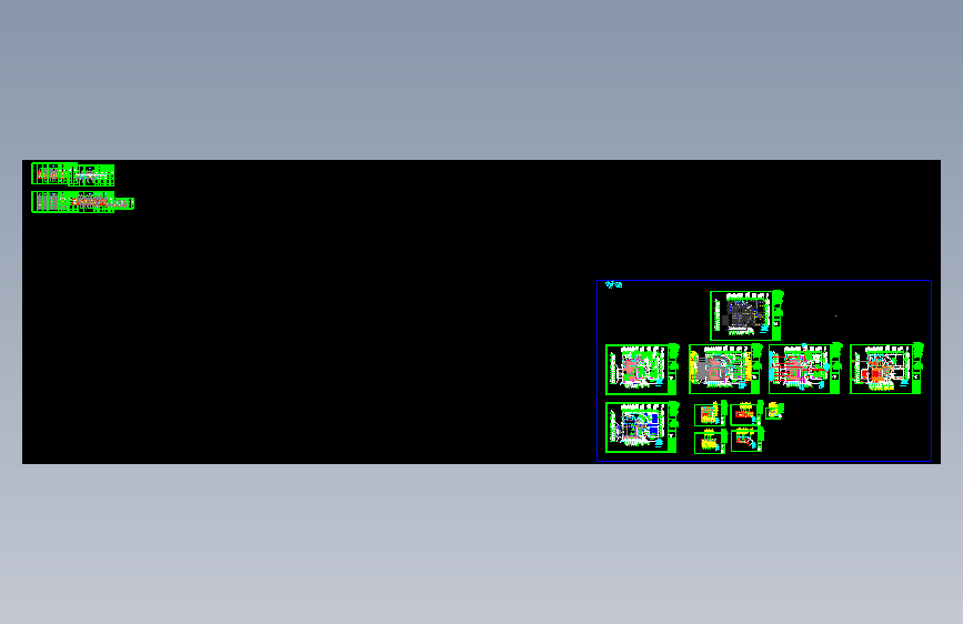 首层平面、天花