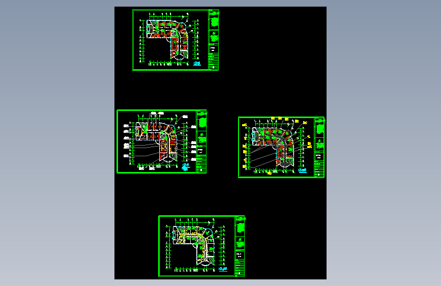 新沂七层平面、天花