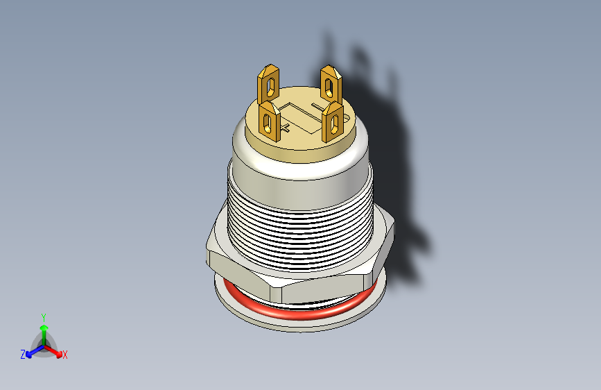 按钮 12mm ROCPU TE