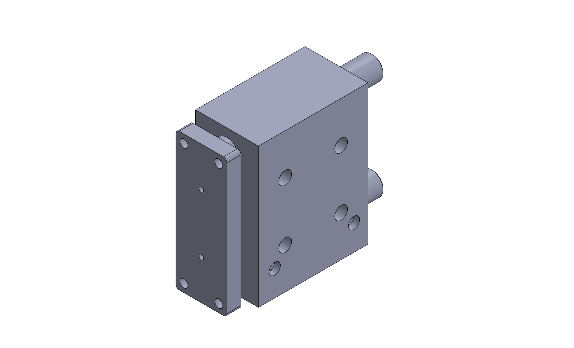 气动防旋转气缸