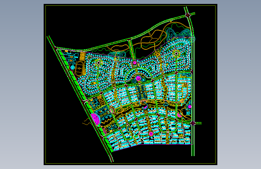 花园小区规划图