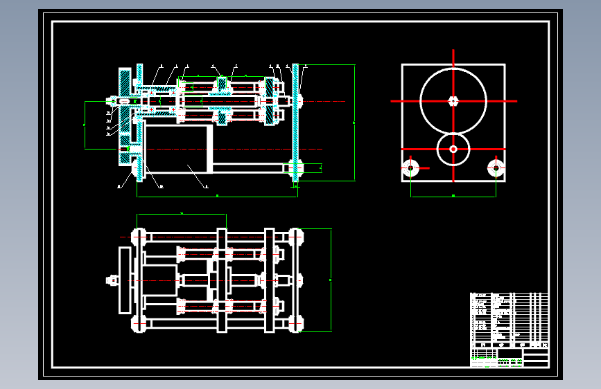专业课程设计--PLC控制的精密加载伺服机构设计(含图纸）