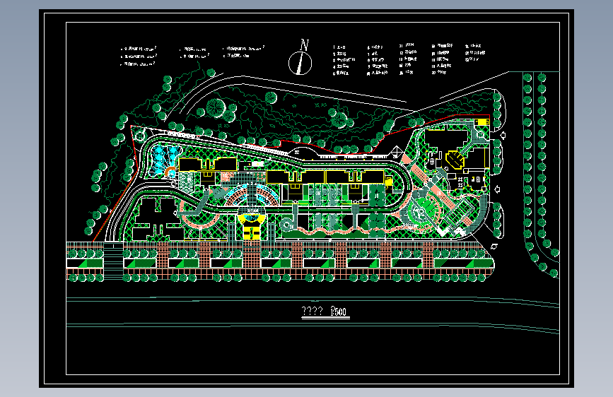景观总平面施工图494