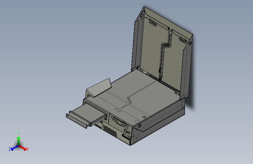 立、卧式电脑机箱-10L