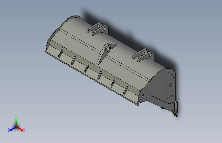 ZL50装载机铲斗设计(三维+二维)
